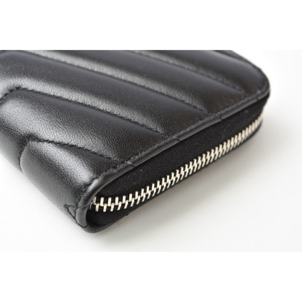 Saint Laurent Paris Wallet Long Wallet Leather Black - Picture 4 of 9